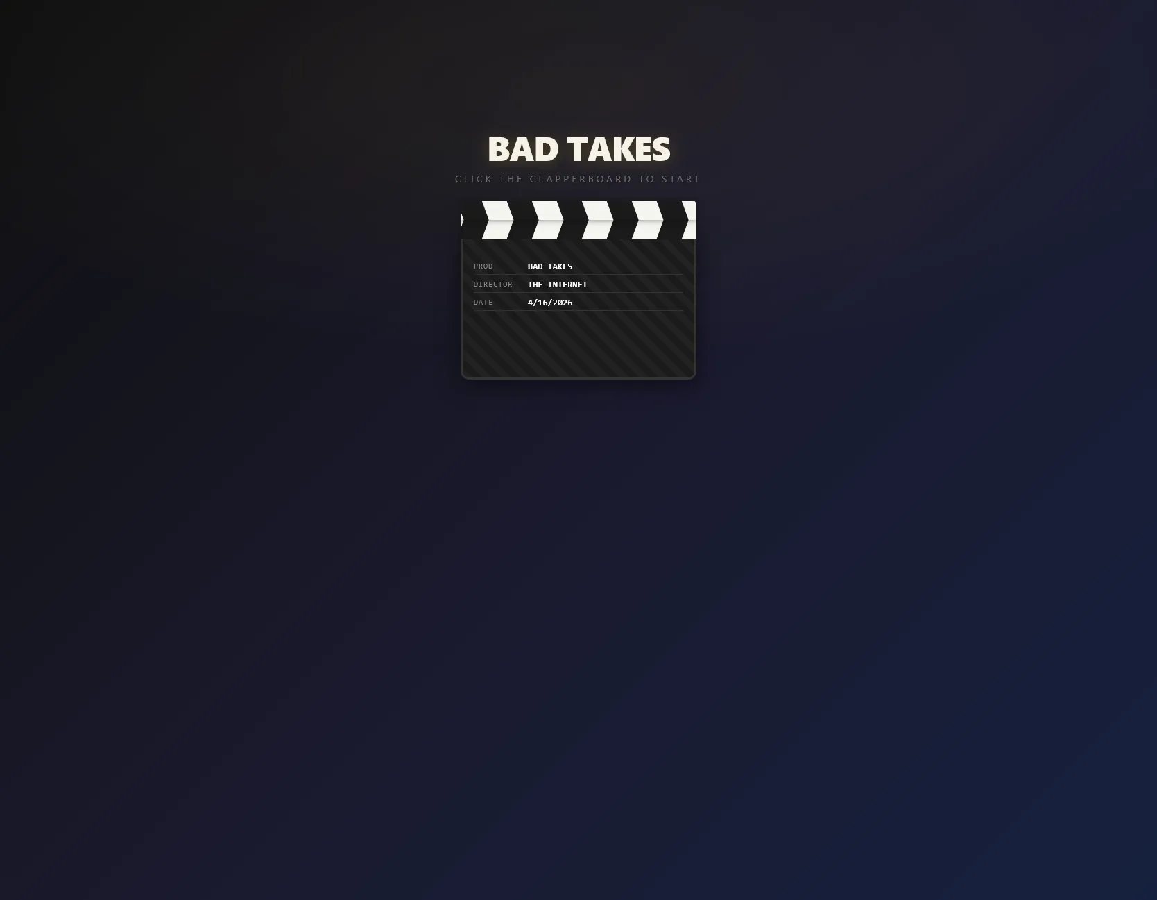 Bad Takes screenshot